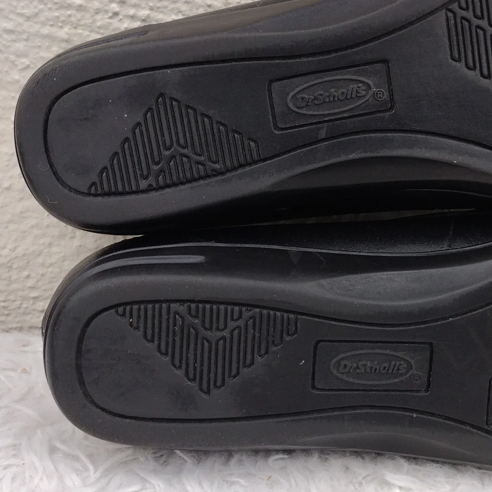Dr Scholl's Double Air-Pillo Black Argyle Design Leather Upper Slip On Loafer